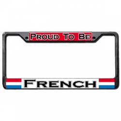 French - License Plate Frame