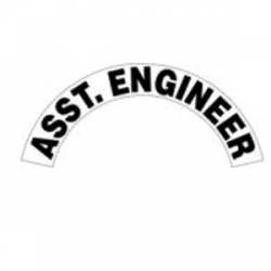 Asst. Engineer - Standard Reflective Helmet Crescent Rocker