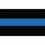 Reflective Thin Blue Line - Sticker