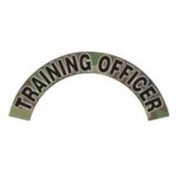 Training Officer - Green Camo Reflective Helmet Crescent Rocker