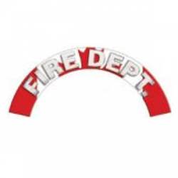 Fire Dept. - Canadian Reflective Helmet Crescent Rocker