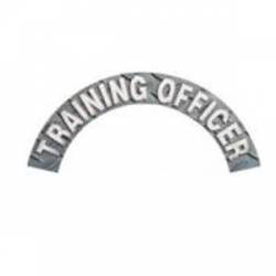 Training Officer - Diamond Plate Reflective Helmet Crescent Rocker