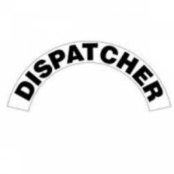 Dispatcher - Standard Reflective Helmet Crescent Rocker