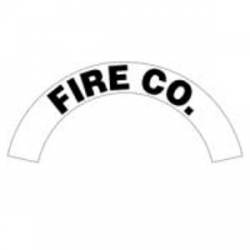 Fire Co. - Standard Reflective Helmet Crescent Rocker