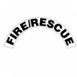 Fire/Rescue - Standard Reflective Helmet Crescent Rocker