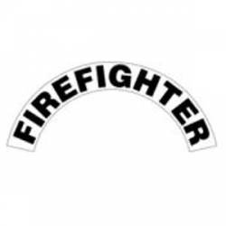 Firefighter - Standard Reflective Helmet Crescent Rocker