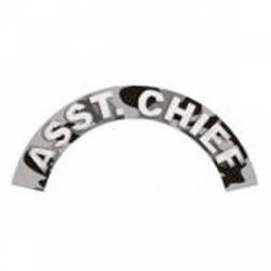 Asst. Chief - Grey Camo Reflective Helmet Crescent Rocker