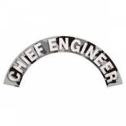 Chief Engineer - Grey Camo Reflective Helmet Crescent Rocker