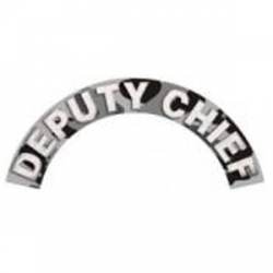 Deputy Chief - Grey Camo Reflective Helmet Crescent Rocker