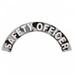 Safety Officer - Grey Camo Reflective Helmet Crescent Rocker