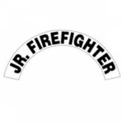 Jr. Firefighter - Standard Reflective Helmet Crescent Rocker