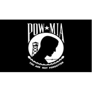 Pow Mia Flag - Reflective Sticker at Sticker Shoppe