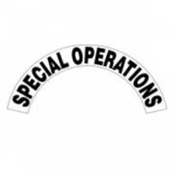 Special Operations - Standard Reflective Helmet Crescent Rocker