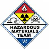 Hazardous Materials Team - Reflective Sticker