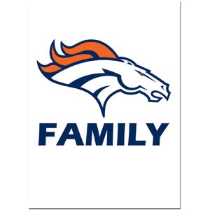 Denver Broncos - Team Slogan Decal