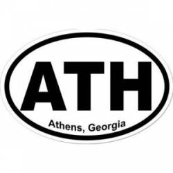 Athens Georgia - Oval Sticker