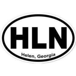 Helen Georgia - Oval Sticker
