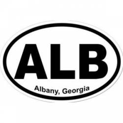 Albany Georgia - Oval Sticker