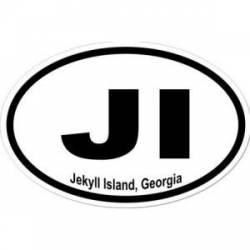 Jekyll Island Georgia - Oval Sticker