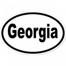 Georgia - Oval Sticker