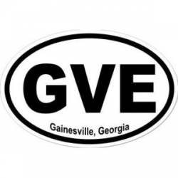 Gainesville Georgia - Oval Sticker