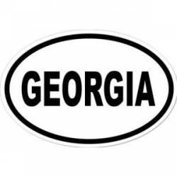 GEORGIA - Oval Sticker