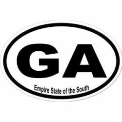 Empire State Georgia - Oval Sticker