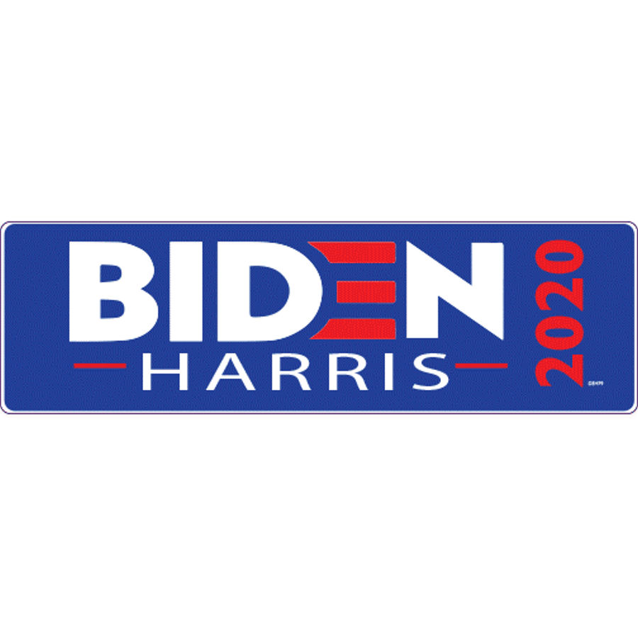 Biden Harris 2020 Blue - Bumper Sticker at Sticker Shoppe