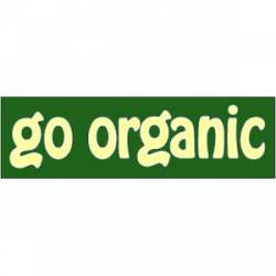 Go Organic - Bumper Sticker