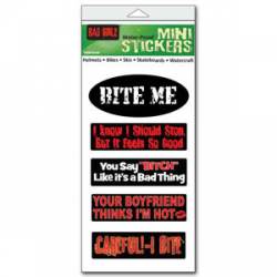 Bad Girls - Set of 5 Mini Stickers