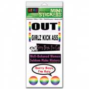 Gay Pride - Set of 8 Mini Stickers