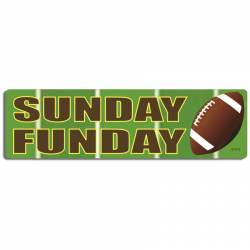 Sunday Funday Football - Bumper Magnet