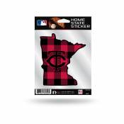 Minnesota Twins Plaid - Home State Vinyl Sticker