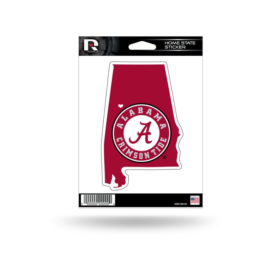 University of Alabama Crimson Tide Alabama - Home State Vinyl Sticker ...