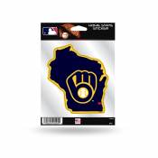 Milwaukee Brewers Milwaukee - Home State Vinyl Sticker