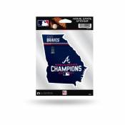 Atlanta Braves 2021 World Series Champions - Home State Vinyl Sticker