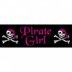 Pirate Girl - Bumper Sticker