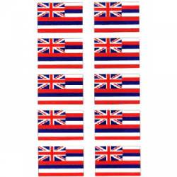 State of Hawaii Flag - 10 Mini Stickers