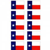 Texas - Sheet Of 10 Mini Stickers