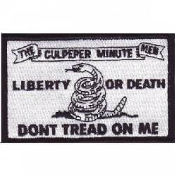 Culpeper - Flag Embroidered Iron On Patch