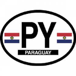 PA Panama - Reflective Oval Sticker