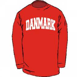 Denmark Collegiate Danmark - Adult Longsleeve T-Shirt