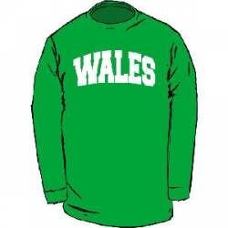 Wales Collegiate - Adult Longsleeve T-Shirt