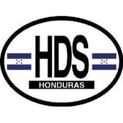 HDS Honduras - Reflective Oval Sticker