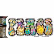 Dan Morris Peace Script Text  - Vinyl Sticker