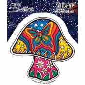 Dan Morris Butterfly Mushroom - Vinyl Sticker