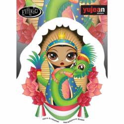 Quetzal Guadalupe Evilkid - Vinyl Sticker