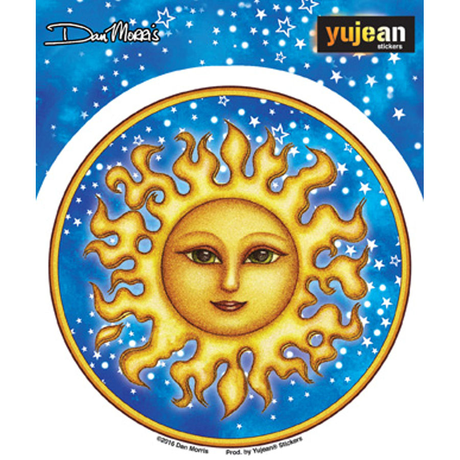 Dan Morris Starry Sun - Vinyl Sticker at Sticker Shoppe