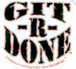 Git R Done White Larry The Cable Guy - Button