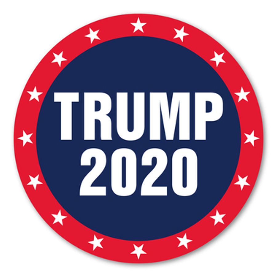 Donald Trump 2020 Circle For President - Magnet at Sticker Shoppe